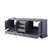 Lexora Dukes 80 Inch Dark Grey Vanity Cabinet Cabinet Only