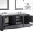Lexora Dukes 80 Inch Dark Grey Vanity Cabinet Cabinet Only
