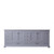Lexora Dukes 84 Inch Dark Grey Vanity Cabinet Cabinet Only