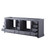 Lexora Dukes 84 Inch Dark Grey Vanity Cabinet Cabinet Only