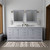 Lexora Dukes 84 Inch Dark Grey Vanity Cabinet Cabinet Only