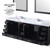 Lexora Dukes 84 Inch Espresso Vanity Cabinet Cabinet Only
