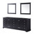 Lexora Dukes 84 Inch Espresso Double Vanity Cabinet, no Top and 34 Inch Mirrors Lexora Dukes 84 Inch Espresso Double Vanity Cabinet, no Top and 34 Inch Mirrors