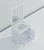 Lexora Jacques 30 Inch White Single Vanity Cabinet, White Carrara Marble Top, White Square Sink and 28 Inch Mirror