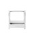 Lexora Jacques 30 Inch White Vanity Cabinet Cabinet Only