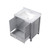 Lexora Jacques 30 Inch Distressed Grey Single Vanity Cabinet, White Carrara Marble Top, White Square Sink and no Mirror