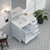 Lexora Jacques 36 Inch White Vanity Cabinet Cabinet Only - Left Version