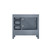 Lexora Jacques 36 Inch Dark Grey Vanity Cabinet Only - Left Version