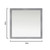 Lexora Jacques 36 Inch Distressed Grey Single Vanity, White Carrara Marble Top, White Square Sink and 34 Inch Mirror - Left Version