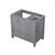 Lexora Jacques 36 Inch Distressed Grey Vanity Cabinet Cabinet Only - Left Version