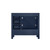 Lexora Jacques 36 Inch Navy Blue Vanity Cabinet Only - Left Version