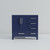 Lexora Jacques 36 Inch Navy Blue Vanity Cabinet Cabinet Only - Left Version