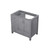 Lexora Jacques 36 Inch Distressed Grey Vanity Cabinet Only - Right Version