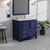 Lexora Jacques 36 Inch Navy Blue Vanity Cabinet Cabinet Only - Right Version