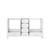 Lexora Jacques 60 Inch White Vanity Cabinet Cabinet Only