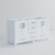 Lexora Jacques 60 Inch White Vanity Cabinet Cabinet Only