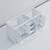 Lexora Jacques 60 Inch White Vanity Cabinet Cabinet Only