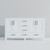 Lexora Jacques 60 Inch White Double Vanity Cabinet, White Carrara Marble Top, White Square Sinks and no Mirror