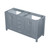Lexora Jacques 60 Inch Dark Grey Vanity Cabinet Cabinet Only