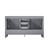 Lexora Jacques 60 Inch Distressed Grey Vanity Cabinet Only