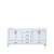 Lexora Jacques 72 Inch White Vanity Cabinet Cabinet Only