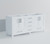 Lexora Jacques 72 Inch White Vanity Cabinet Cabinet Only