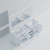 Lexora Jacques 72 Inch White Double Vanity Cabinet, no Top and 70 Inch Mirror