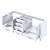 Lexora Jacques 80 Inch White Vanity Cabinet Cabinet Only