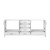 Lexora Jacques 80 Inch White Vanity Cabinet Cabinet Only