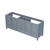 Lexora Jacques 80 Inch Dark Grey Vanity Cabinet Cabinet Only