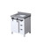 Lexora Marsyas 30 Inch White Single Vanity Cabinet, Grey Quartz Top, White Square Sink and no Mirror