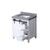 Lexora Marsyas 30 Inch White Single Vanity Cabinet, Grey Quartz Top, White Square Sink and no Mirror