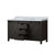 Lexora Marsyas 60 Inch Brown Double Vanity Cabinet, White Quartz Top, White Square Sinks and no Mirror