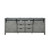 Lexora Marsyas 80 Inch Ash Grey Vanity Cabinet Only