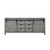 Lexora Marsyas 80 Inch Ash Grey Vanity Cabinet Cabinet Only