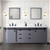 Lexora Marsyas 84 Inch Dark Grey Vanity Cabinet Cabinet Only