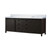 Lexora Marsyas 84 Inch Brown Double Vanity Cabinet, White Quartz Top, White Square Sinks and no Mirror