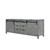 Lexora Marsyas 84 Inch Ash Grey Vanity Cabinet Cabinet Only