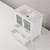 Lexora Volez 30 Inch White Single Vanity Cabinet, Integrated Top, White Integrated Square Sink and no Mirror