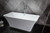 Lexora Vinter 59 Inch Free Standing Acrylic Bathtub w/ Chrome Drain