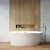 Lexora Melina 67 Inch Free Standing Acrylic Bathtub w/ Chrome Drain