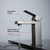 Lexora Monte Stainless Steel Single Hole Bathroom Faucet - Gun Metal