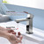 Lexora Monte Stainless Steel Single Hole Bathroom Faucet - Gun Metal