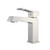 Lexora Labaro Brass Single Hole Bathroom Faucet - Brushed Nickel