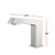 Lexora Labaro Brass Single Hole Bathroom Faucet - Brushed Nickel