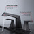 Lexora Balduina Brass 3 Hole 8" Widespread Bathroom Faucet - Matte Black