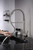 Lexora Lanuvio Brass Kitchen Faucet w/ Pull Out Sprayer - Chrome
