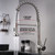 Lexora Lanuvio Brass Kitchen Faucet w/ Pull Out Sprayer - Chrome