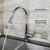 Lexora Furio Brass Kitchen Faucet w/ Pull Out Sprayer - Chrome