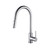Lexora Olivi Brass Kitchen Faucet w/ Pull Out Sprayer - Chrome